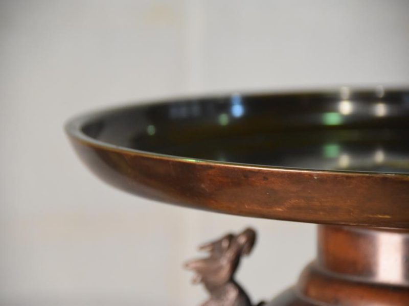 Japanese Flying Phoenix Bronze Vase - Image 9
