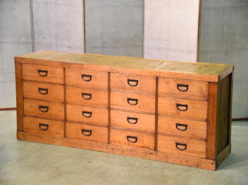 Antique Japanese Chest of Drawers Sideboard - Image 2