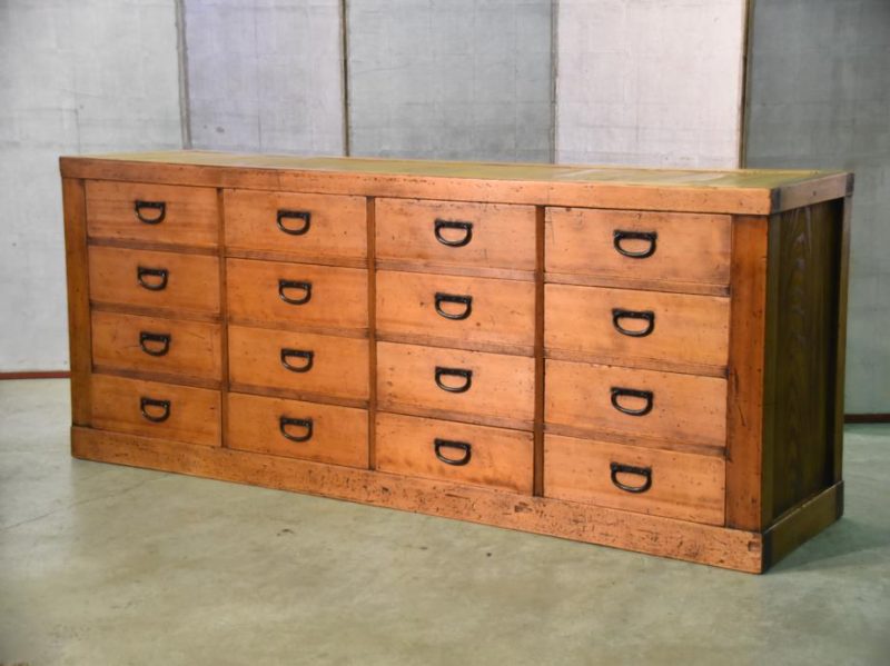 Antique Japanese Chest of Drawers Sideboard - Image 12