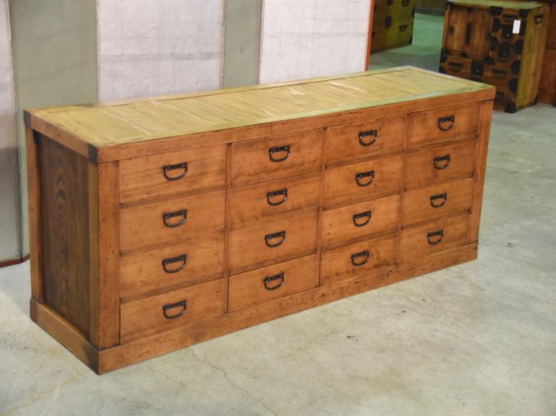Antique Japanese Chest of Drawers Sideboard - Image 8