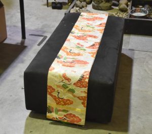 Japanese Crane Obi Sash Table Runner