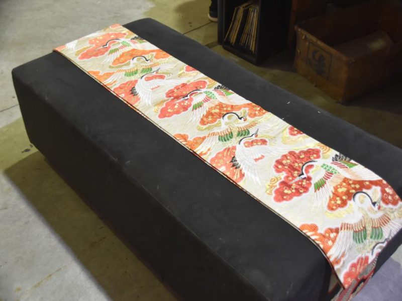 Japanese Crane Obi Sash Table Runner - Image 7
