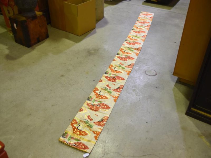 Japanese Crane Obi Sash Table Runner - Image 8
