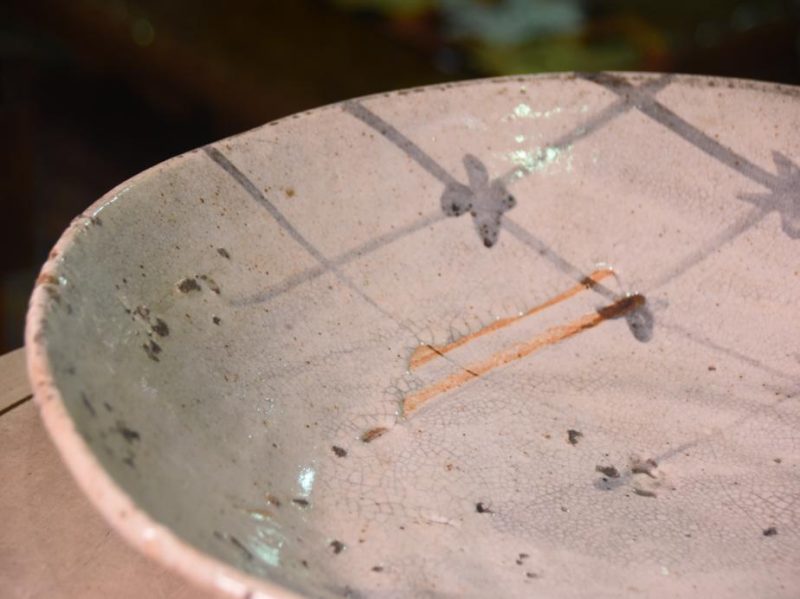 Japanese Shino Pottery Plate - Image 11