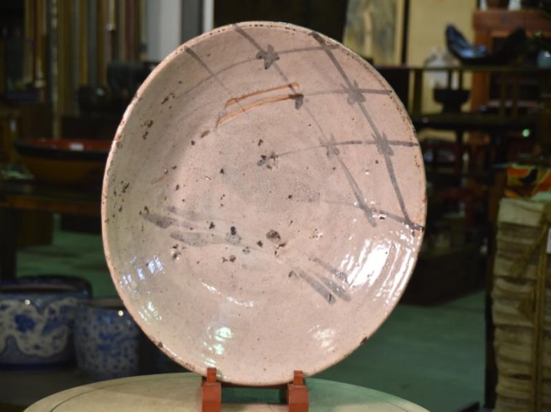 Japanese Shino Pottery Plate - Image 9