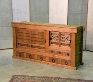 Hikone Region Wooden Antique Sideboard