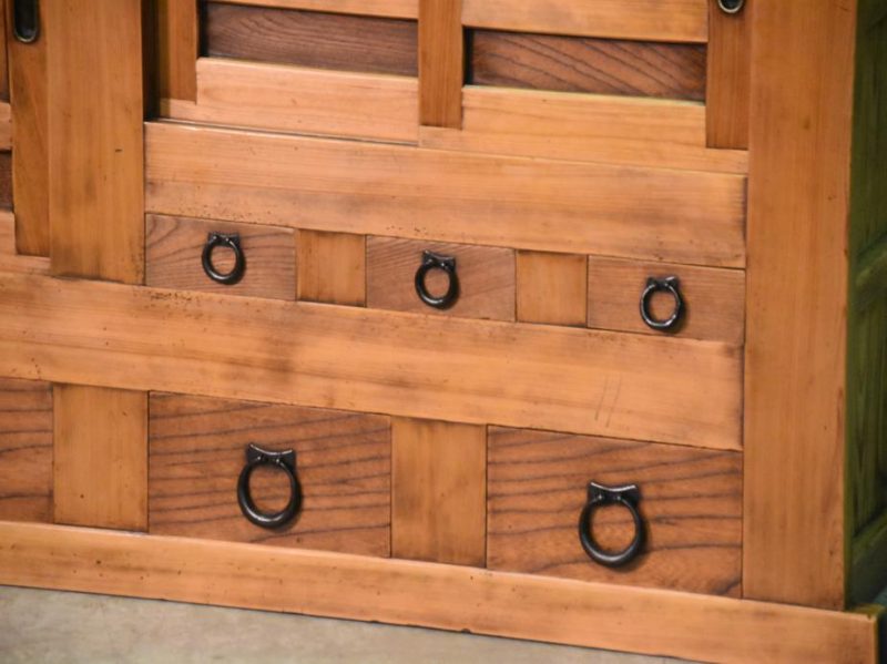 Hikone Region Wooden Antique Sideboard - Image 5