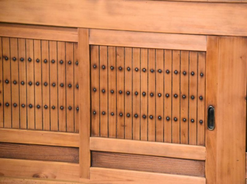 Hikone Region Wooden Antique Sideboard - Image 4