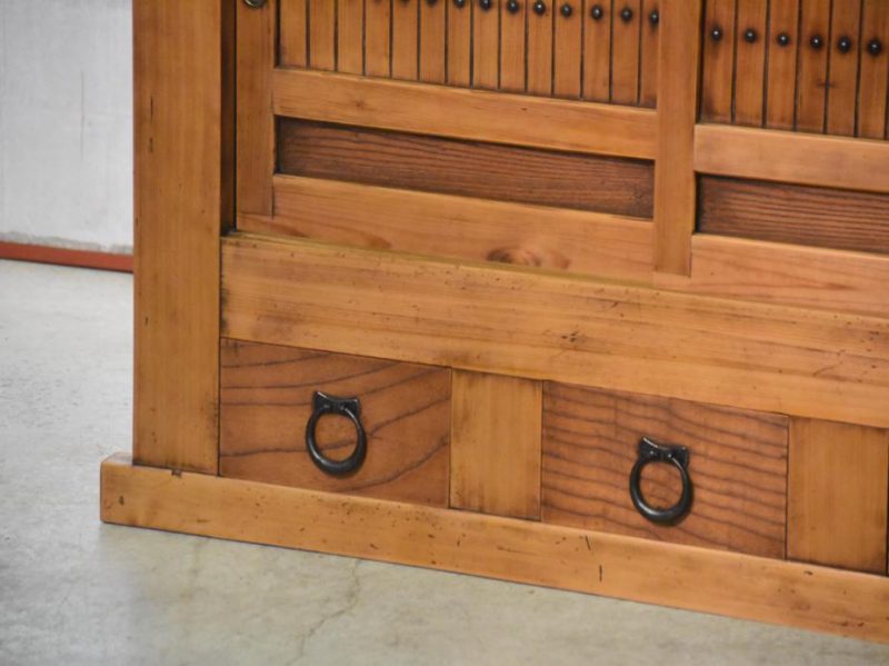 Hikone Region Wooden Antique Sideboard - Image 7