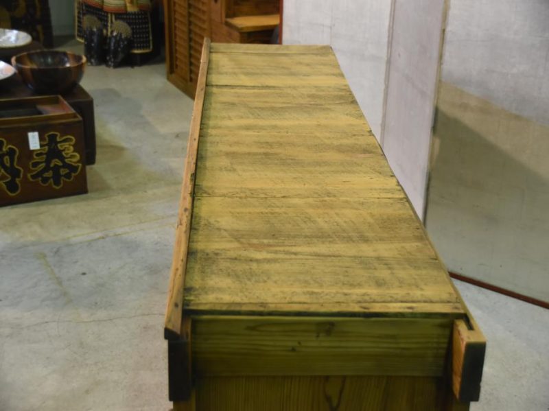Hikone Region Wooden Antique Sideboard - Image 11