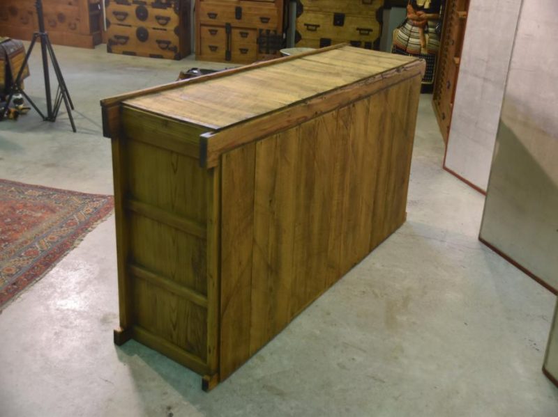 Hikone Region Wooden Antique Sideboard - Image 12