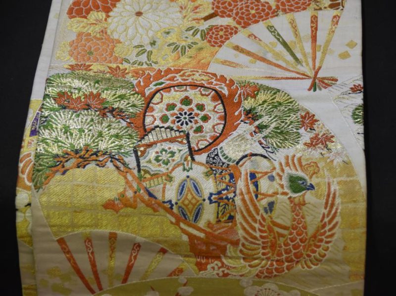 Nishijin Kyoto Maru Obi Sash - Image 2