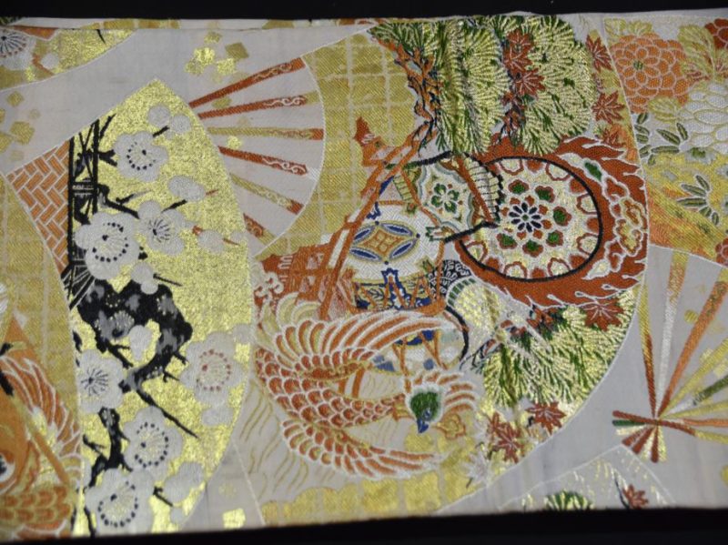 Nishijin Kyoto Maru Obi Sash - Image 8