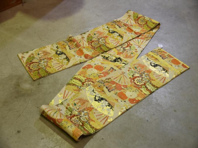 Nishijin Kyoto Maru Obi Sash - Image 4