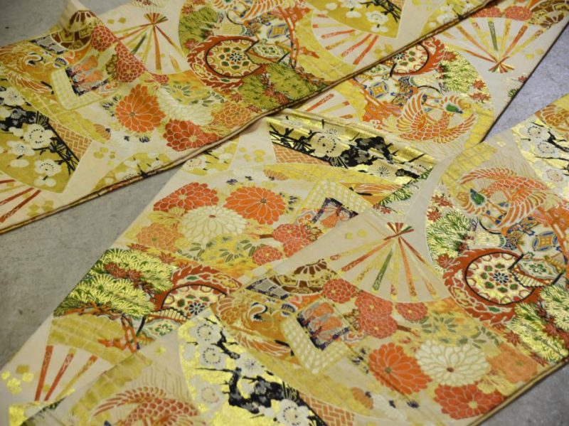 Nishijin Kyoto Maru Obi Sash - Image 3