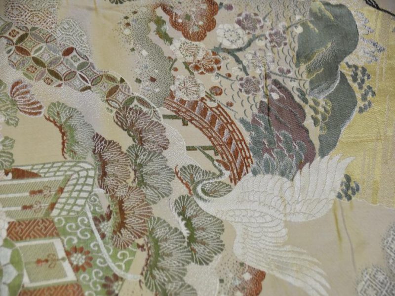 Vintage Nishijin Brocade Obi - Image 9