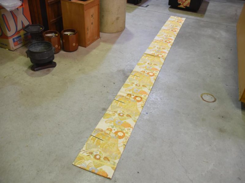 Silk Brocade Maru Obi Sash - Image 4