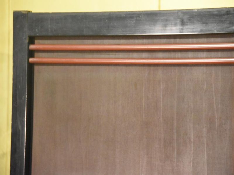 2 Panel Lacquer and Wooden Free Standing Screen - Image 7