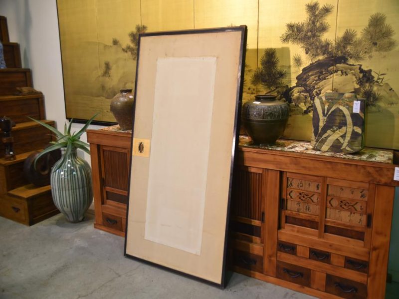 2 Panel Lacquer and Wooden Free Standing Screen - Image 3