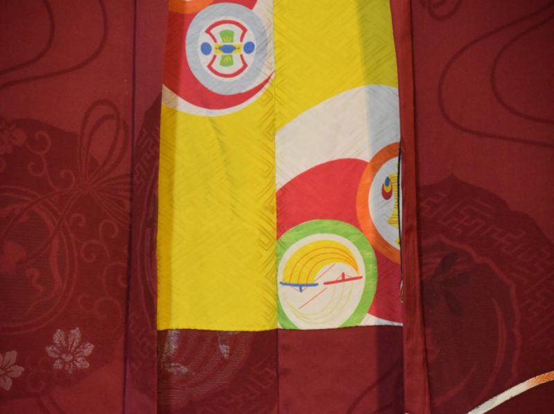 Deep Crimson Red Haori - Image 5