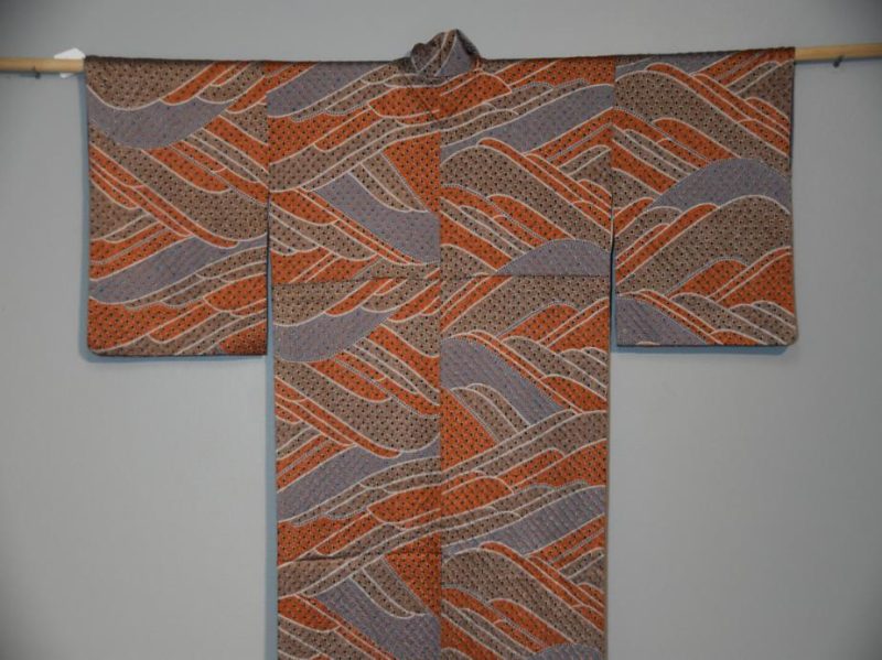 Warm Toned Shibori Look Kimono - Image 11