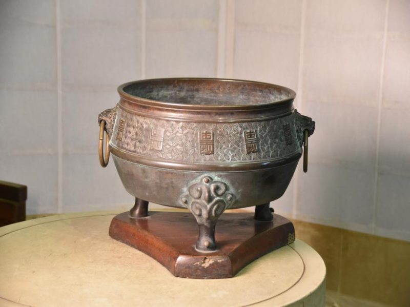 Japanese Bronze Hibachi Jardiniere
