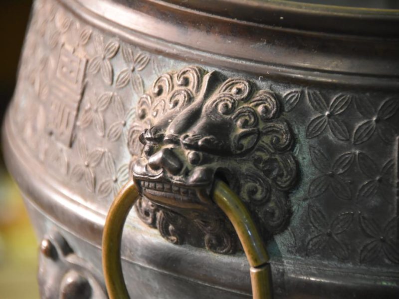 Japanese Bronze Hibachi Jardiniere - Image 7