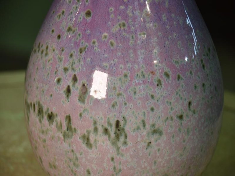 Japanese Flambe Glaze Vase by Matsuyama Gaei - Image 9