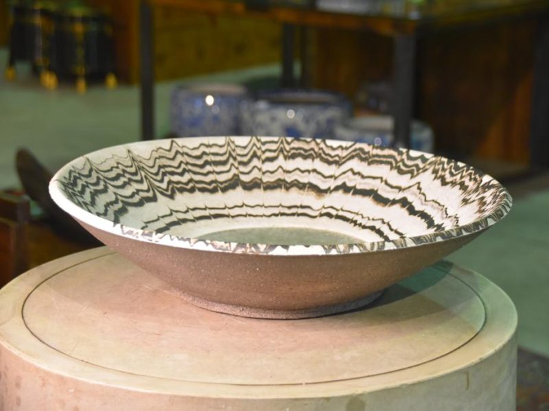 Large Japanese Studio Pottery Plate - Image 2