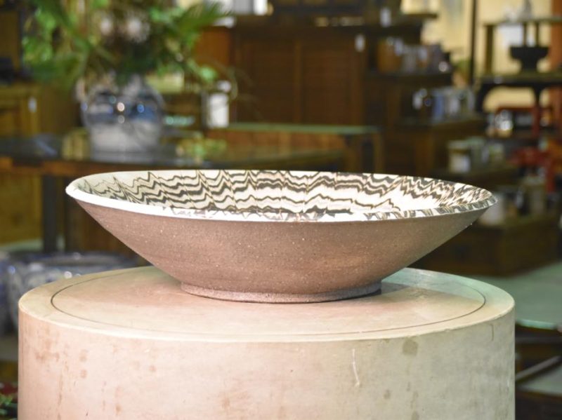 Large Japanese Studio Pottery Plate - Image 9