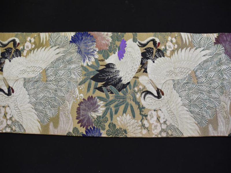 Vintage Japanese Brocade Obi Sash - Image 5