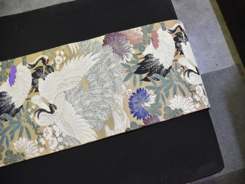 Vintage Japanese Brocade Obi Sash - Image 4