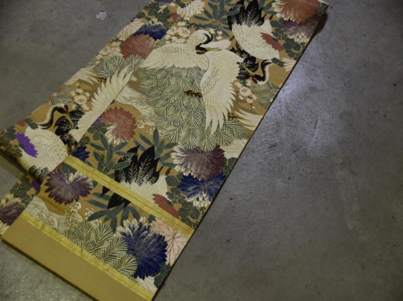 Vintage Japanese Brocade Obi Sash - Image 8