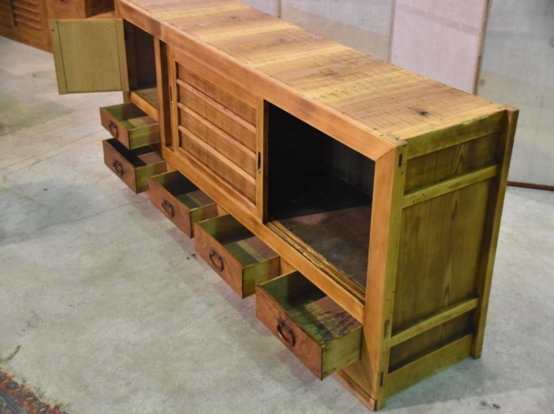 Japanese Antique Low Sideboard - Image 6