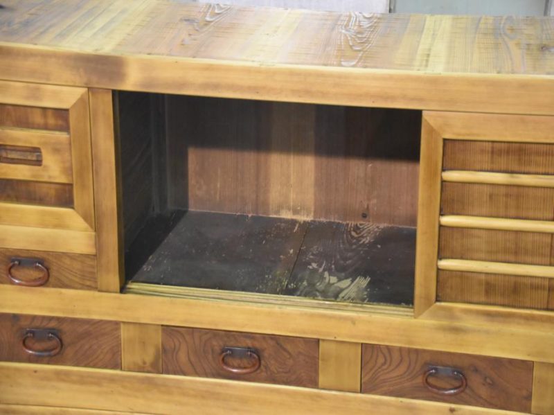 Japanese Antique Low Sideboard - Image 4