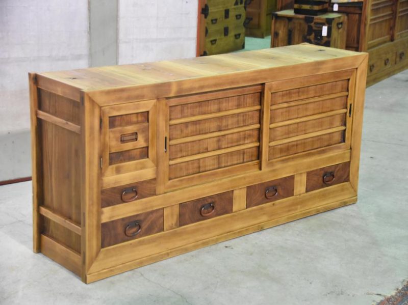 Japanese Antique Low Sideboard - Image 3
