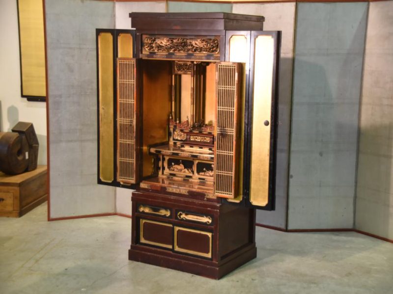 Butsudan Japanese Antique Shrine - Image 2