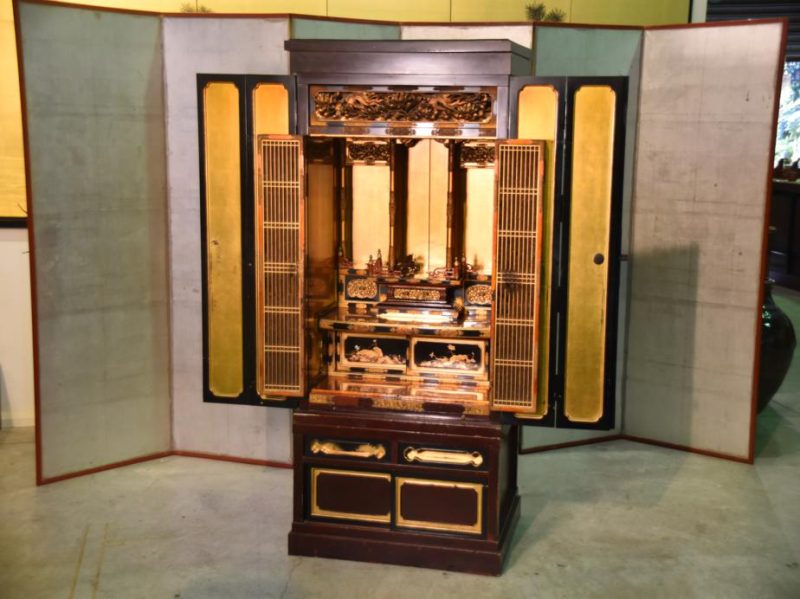 Butsudan Japanese Antique Shrine - Image 14