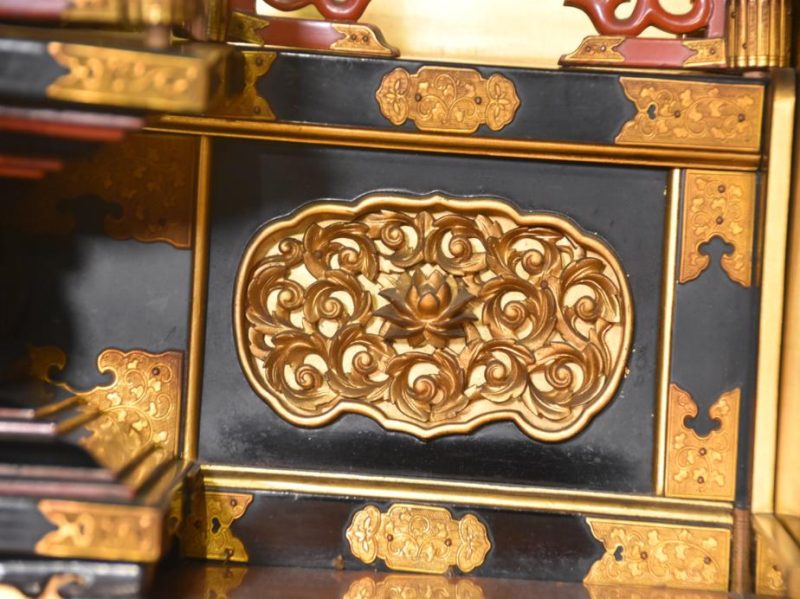 Butsudan Japanese Antique Shrine - Image 9
