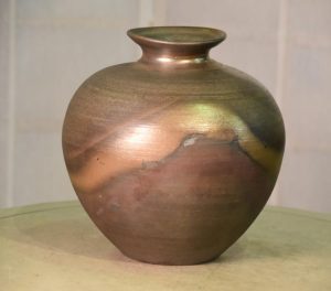 Japanese Bizen Pottery Vase