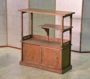 Japanese Mountain Cedar Display Shelves Kazari Dana