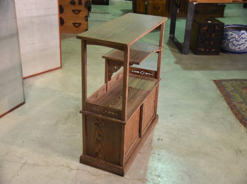 Japanese Mountain Cedar Display Shelves Kazari Dana - Image 4