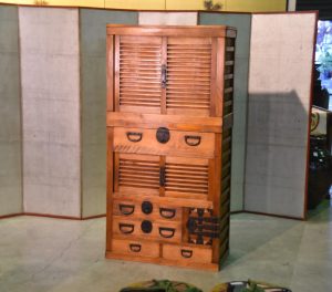 Japanese Antique Choba Dansu Merchant Chest