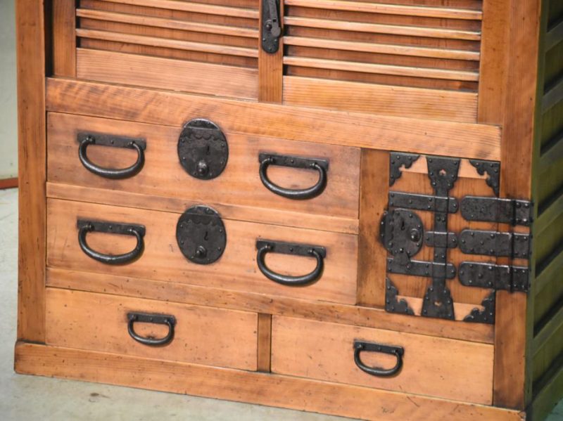 Japanese Antique Choba Dansu Merchant Chest - Image 12