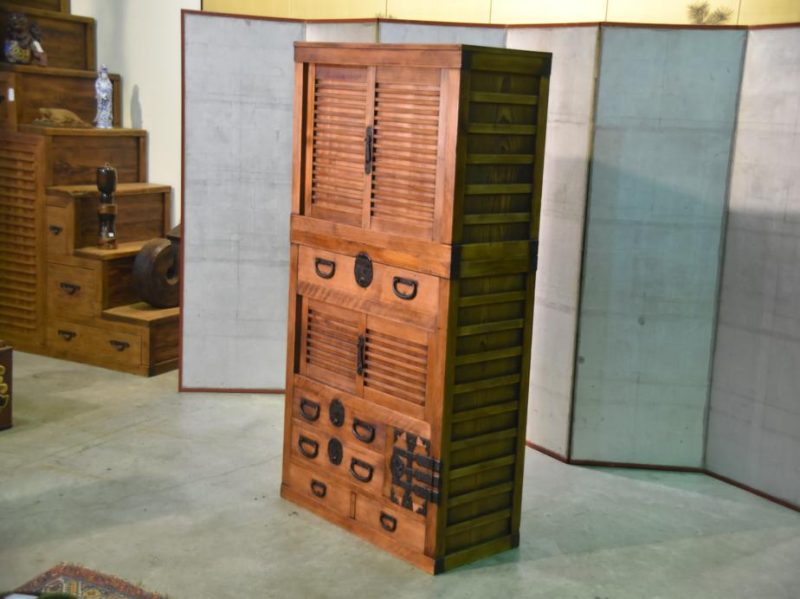 Japanese Antique Choba Dansu Merchant Chest - Image 11