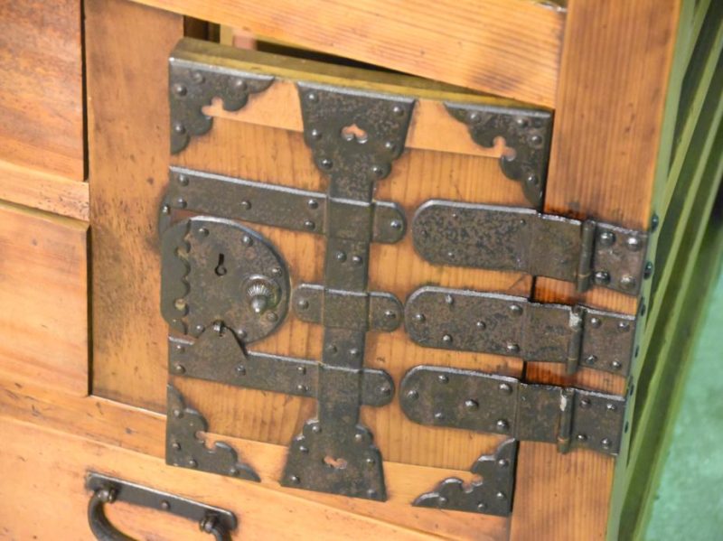 Japanese Antique Choba Dansu Merchant Chest - Image 5