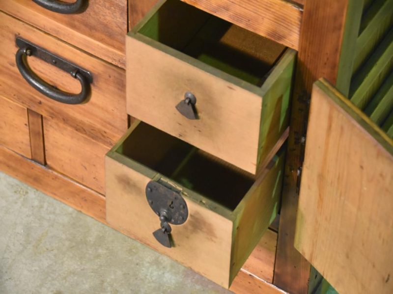 Japanese Antique Choba Dansu Merchant Chest - Image 4