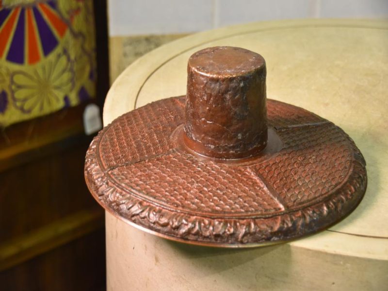 Japanese 1950's Cast Bronze Vase Usubata - Image 10