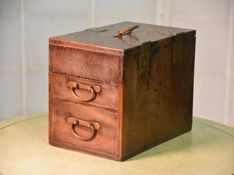 Meiji Period Suzuri Bako Writing Box