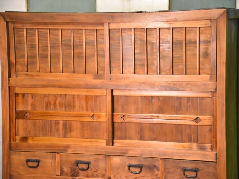 Antique Japanese Kitchen Chest Mizuya Dansu - Image 12